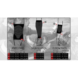 TSC Invisa Light Knee Pads Black Medium
